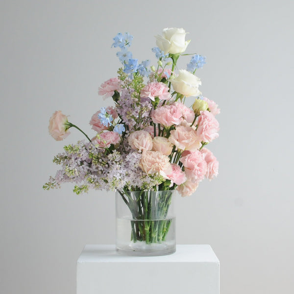 Soft Pastel Vase Arrangement