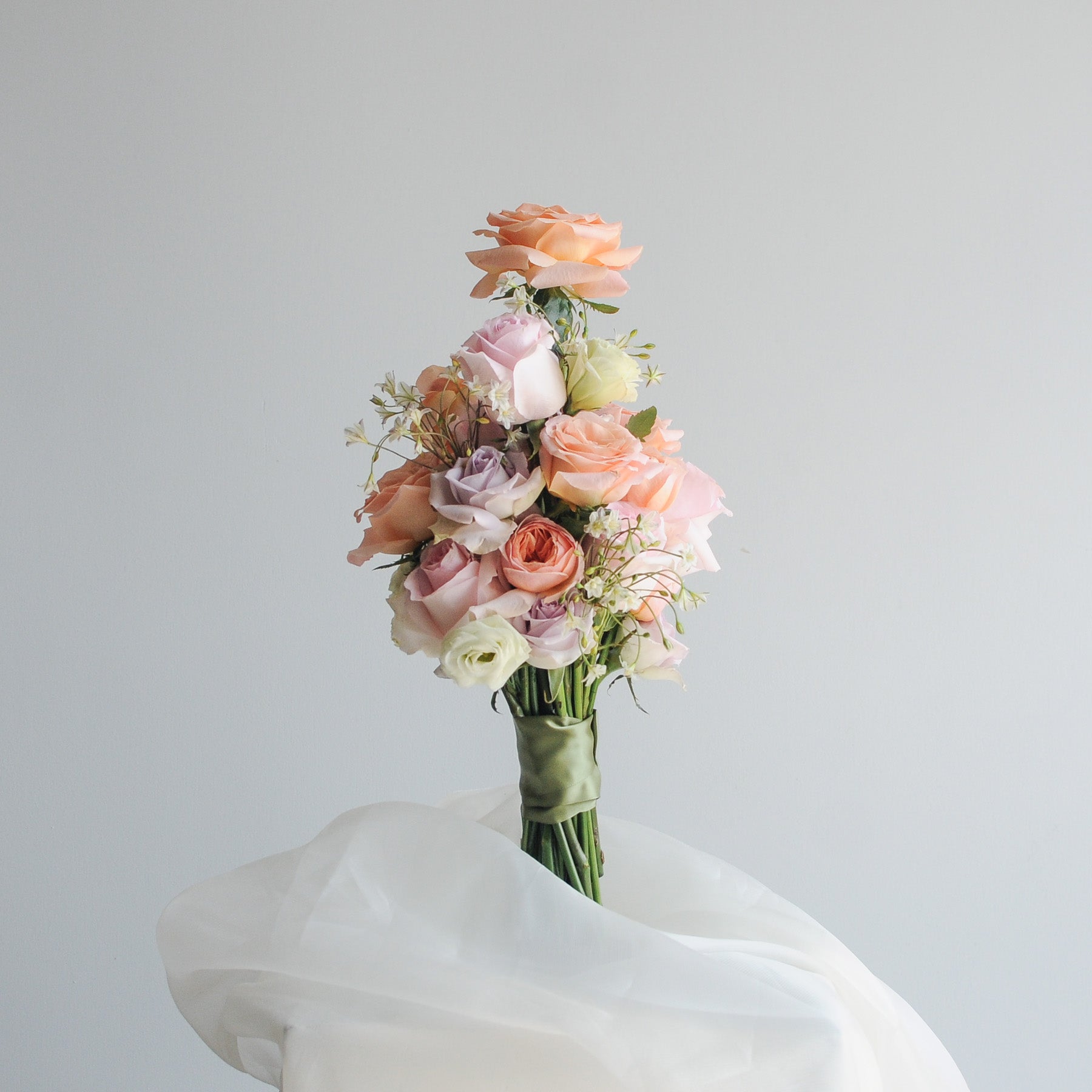 Pastel Rose Bridal Bouquet