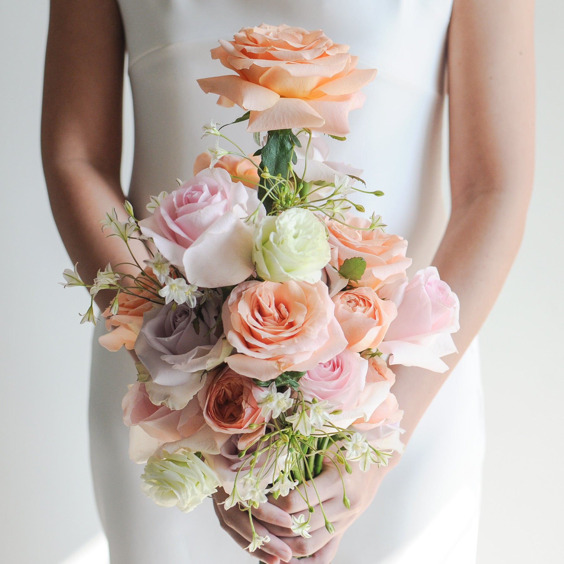 Pastel Rose Bridal Bouquet