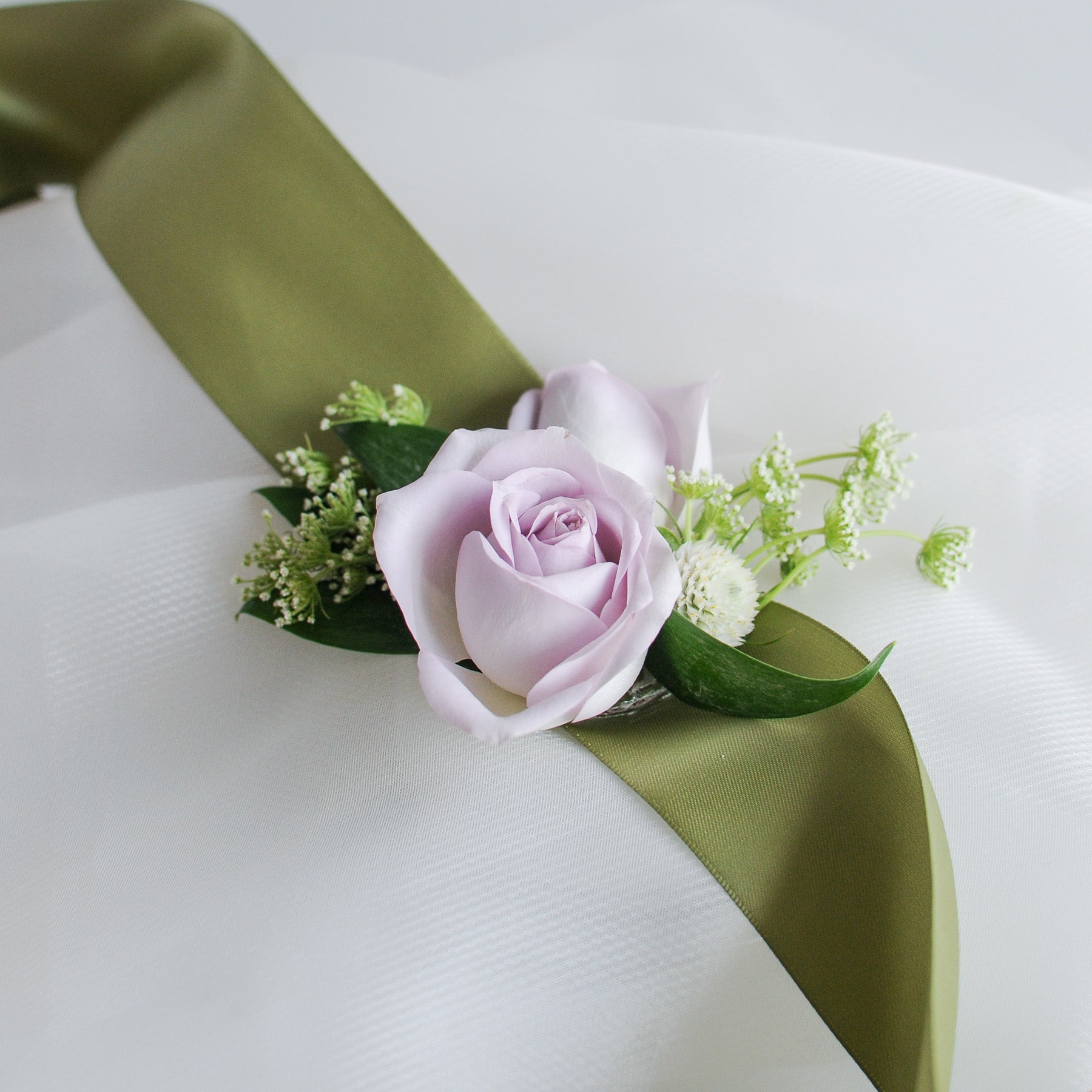 Pastel Rose Wrist Corsage