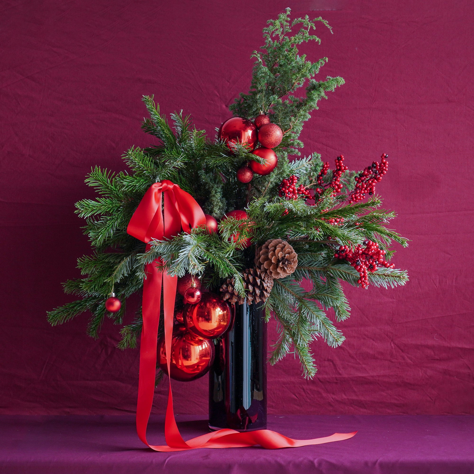 Candied Apple XL Holiday Vase Arrangement